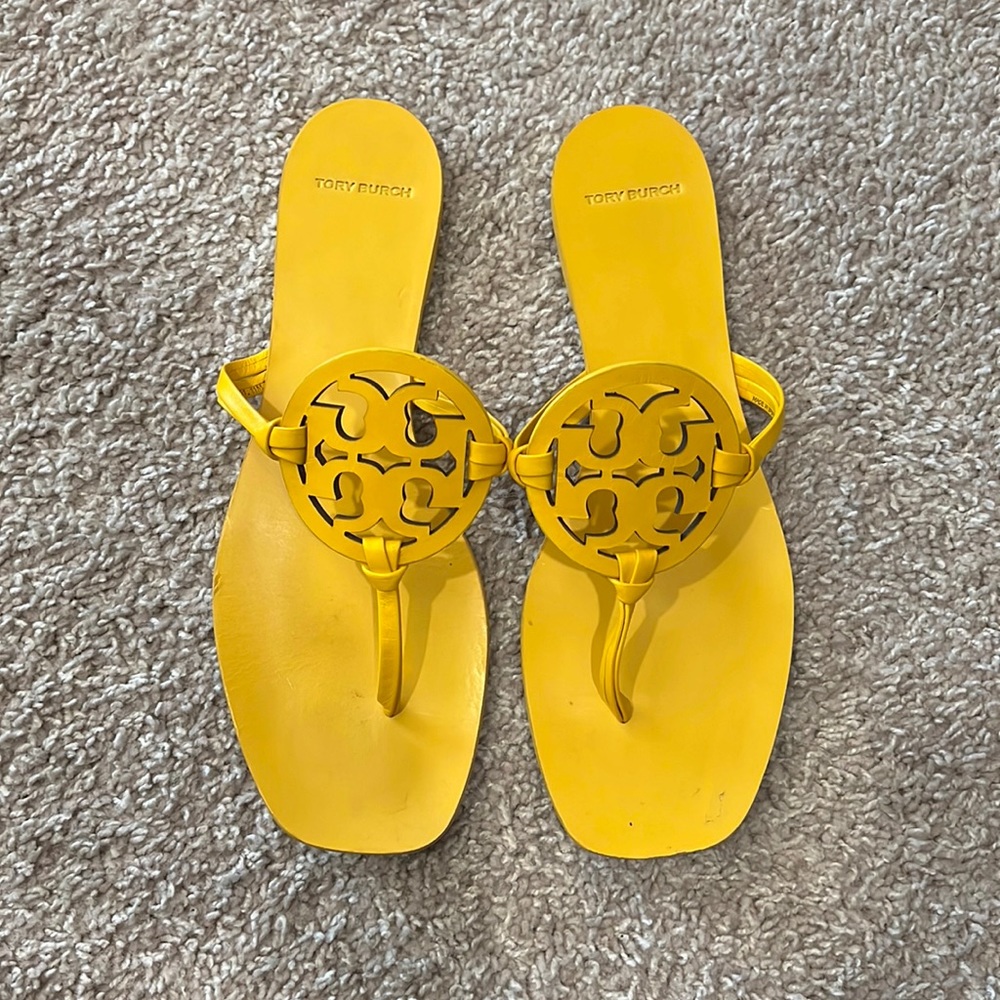 Tory Burch Yellow Sandals